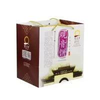 冠素堂普陀山观音饼舟山特产200g*6礼盒素饼