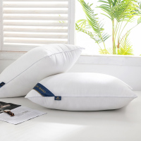 一对装】五星级酒店专用全棉羽丝绒枕芯护颈枕头单人成人枕头_564_519