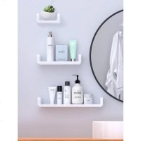 卫生间置物架壁挂免打孔浴室洗漱台厨房洗手间整理厕所墙上收纳架_843