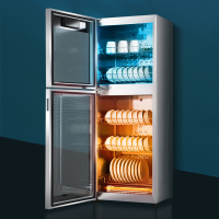 容声(RONGSHENG)消毒柜家用立式消毒碗柜商用餐具茶杯碗筷厨房臭氧消毒柜170L双门大容量280-RQ230(A)