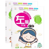 4-5岁左脑开发右脑开发全脑大开发宝宝逻辑思维导图游戏 幼儿园大小中班启蒙早教专注力教材训练书 儿童益智书籍3-6岁