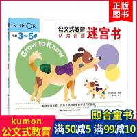【正版  】公文式教育-认知训练迷宫书[3-5岁] 大开本手工练习册 游戏书儿童创意手工书 让孩子掌握并熟悉如何使用