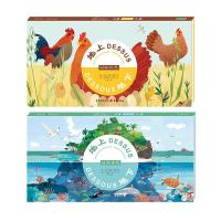 正版 地上地下自然城市精装2册 安妮索菲鲍曼著 法国科普立体翻翻书 自然城市空间创意审美认知儿童科普百科绘本图画书3