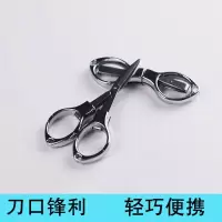 野钓钓鱼剪刀便携锋利不锈钢折叠小剪刀剪鱼线大力马线钓鱼小配件