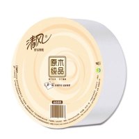 清风卷纸卫生纸家用实惠装原木有芯卷筒纸大卷纸厕纸手纸巾180米/卷*6卷整箱批