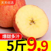 脆甜苹果水果新鲜运城红富士带箱10斤装冰糖心丑净重[三天内发货]