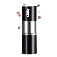便携式咖啡机充电全自动家用迷你车载旅行电动磨豆现磨煮C7|黑色 咖啡机