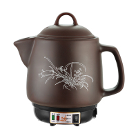 紫砂中药壶全自动熬药锅电煎中医壶家用煲煮煎药插电药罐无釉神器D9|4L兰花(紫砂)防爆裂+纳米陶晶