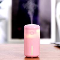 车载usb插电迷你加湿器桌面小型静音卧室香薰精油创意办公室D6|红色(1支棉棒+数据线)