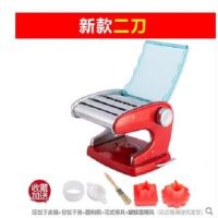 吸盘固定面条机家用压面机手动不锈钢手摇小型饺子皮拉面机制面机|吸盘富贵红2刀送赠品