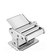 家用面条机多功能压面机手动不锈钢饺子皮机馄饨皮机擀面机面皮机|二刀（本色）无赠品