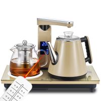 全自动上水电热水壶家用自动抽水玻璃电茶壶保温茶具套装E5|WA-262全自动防烫+摇控
