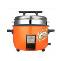 大电饭锅大容量食堂商用10-15-30-40人28l36l45l电饭煲Z7|橙红色 19L不粘胆加笼