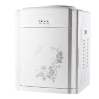 台式饮水机小型制热饮水机开水机可放大桶宿舍家用迷你饮水机|白色带门款 冰温热型