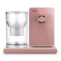 美国即热式过滤饮水机台式小型速热家用桌面净饮迷你茶吧机|粉色