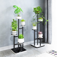 简约现代室内花架客厅家用落地花盆架金色绿萝吊兰置物装饰花架子