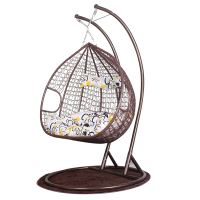 鸟巢网红吊椅户外秋千双人吊篮藤椅室内床家用懒人椅子阳台摇篮椅