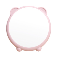 易丽洁便携化妆镜清梳妆镜学生桌面折叠公主镜网红简约悬挂镜子