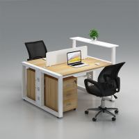 电脑桌子办公家具卡座双4/6人位员工办公室工位职员办公桌椅组合