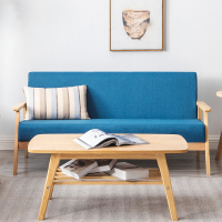 小户型日式沙发单人双人便宜卧室租房用两人位北欧简约现代椅