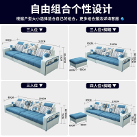 布艺沙发客厅北欧家用小户型轻奢组合套装出租房用经济型