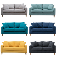 布艺沙发小户型客厅卧室两人双人三人北欧租房服装店