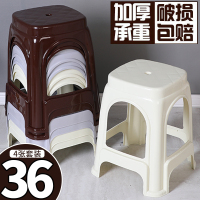 加厚塑料凳子家用客厅经济型餐桌椅子登子熟胶板凳塑胶方凳凳