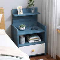 床头柜简约现代收纳迷你柜子储物北欧ins卧室小型床边置物架