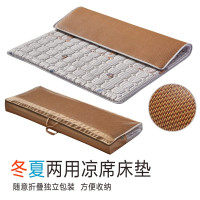 凉席学生子母床床垫冬夏两用宿舍可折叠海绵垫榻榻米定制0.9米1.2