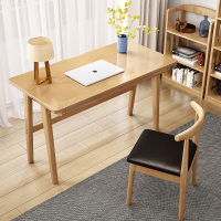 实木书桌家用电脑桌办公桌写字台小学生儿童学习桌子