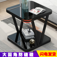 小方桌简约家用沙发边几角几创意小茶几网红小桌子玻璃床头柜