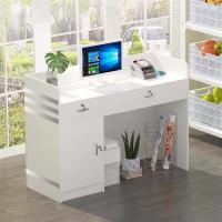 市收银台小型简约现代前台接待台服装店柜台美容院收银桌吧台桌