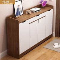 鞋柜家用门口大容量木质透气玄关柜经济阳台实木多层储物收纳鞋架