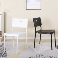 现代简约学生书桌电脑椅子办公塑料靠背椅家用休闲椅凳子成人餐椅