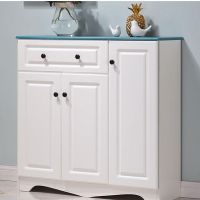 欧式鞋柜现代简约家用入户玄关柜地中海对开门厅柜大容量多层门口