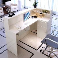 转角收银台柜台前台接待台简约现代服装店便利店吧台桌市收银台