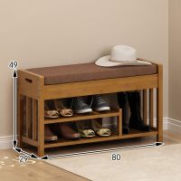 鞋架换鞋凳实木鞋柜简约现代经济型门厅柜门口多功能储物柜穿鞋凳