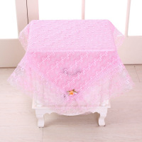 盖巾防尘布床头柜罩冰箱洗衣机圆几微波炉多用盖布小圆桌盖布