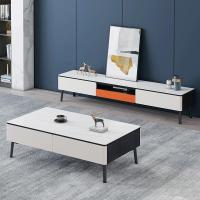 北欧电视柜茶几组合现代简约小户型客厅小茶几经济型钢化玻璃简易