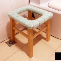 实木孕妇坐便椅坐便凳移动马桶老人座便器坐厕器加固坐便椅子家用|凳子+升级款厚套+防滑垫 25cm(儿童用)