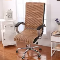 夏季电脑办公椅垫网吧椅一体老板椅坐垫凉垫竹垫连体带靠靠背