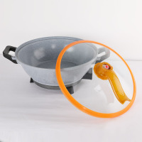 多功能麦饭石电火锅不粘锅无油烟家用真空锅电煮锅饭锅蒸锅炖锅|麦饭石材质