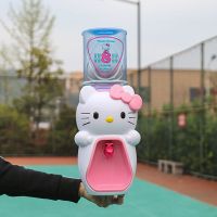 网红夏季可爱卡通迷你小型台式桌面饮水机叮当学生不加热家用儿童|粉色凯蒂猫饮水机