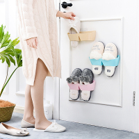 浴室拖鞋架客厅墙壁挂式收纳鞋柜简易免打孔粘贴拖鞋架