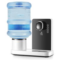 3秒即热式饮水机台式迷你速热直饮家用办公冲奶桌面智能自动|黑色(18.9L以下水桶均可以用)