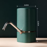 /桶装水抽水器自动吸水电动家用水桶饮水机压水泵|墨绿色复古小钢炮