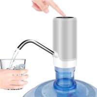 桶装水抽水器矿泉饮水机出水家用电动纯净水桶按压水器自动上水泵|平头哥灰白(水泵用的好出水快噪音小)