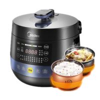 电压力锅高压锅智能双胆家用全自动饭煲5l/6l特价3人-4人|戴黑藏青色5升双胆