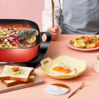 多功能电火锅烧烤一体锅家用电煮锅8升大容量电火锅