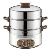 电蒸锅家用多功能自动断电迷你小型电蒸笼蒸菜器蒸汽海鲜锅|10L大容量蒸锅